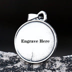 316L Stainless Steel Anime Wolf Head Pendant Necklace Vintage Choker Link Chain For Man Game Accessories Movie Boyfriend Gift