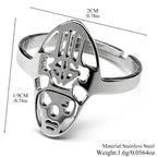 Statement Ring — Stainless Steel Adjustable