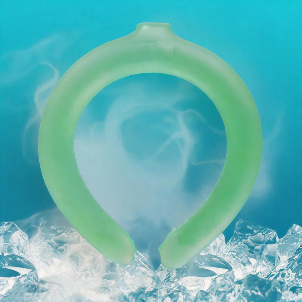Summer Neck Cooling Ring Lasting Neck Wearable Gel Ice Pack Reusable Ice Cushion Portable Outdoor Sports Cooling