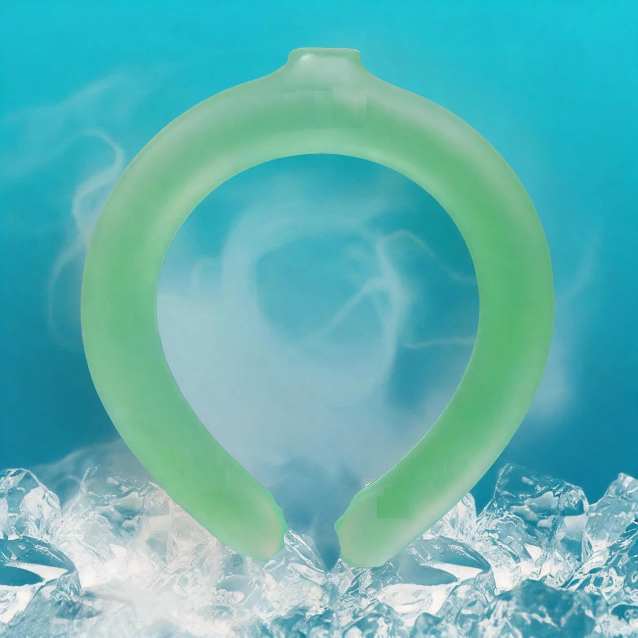 Summer Neck Cooling Ring Lasting Neck Wearable Gel Ice Pack Reusable Ice Cushion Portable Outdoor Sports Cooling