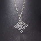 Celtic Trinity Knot Pendant Necklace — Zinc Alloy