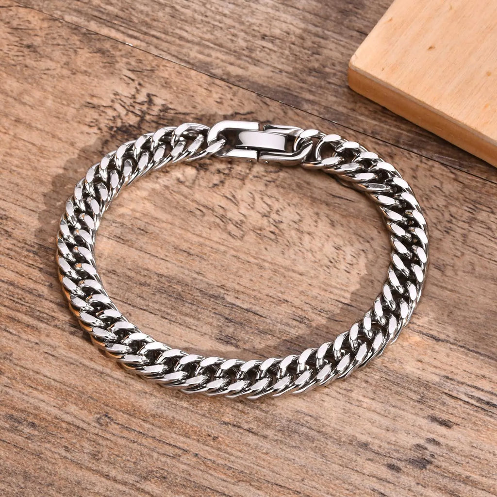 Miami Cuban Link Bracelet — Stainless Steel