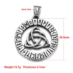 Stainless Steel Viking Norse Pendant for Necklace DIY Accessories Jewelry Making Findings Men Charm Supplies Punk Axe