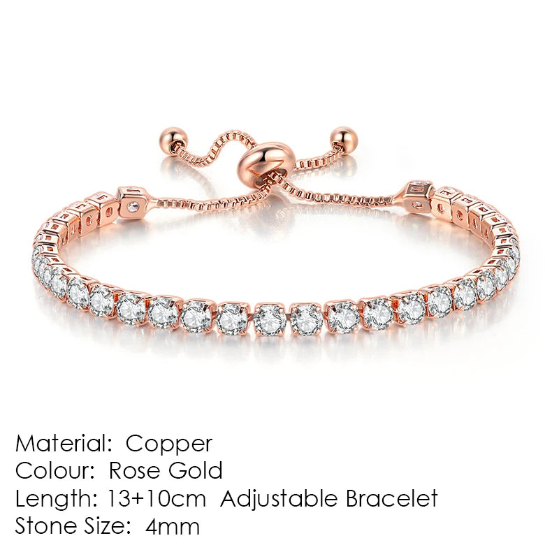 Tennis Bracelet Stainless Steel 4MM Iced Out