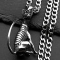 Cat Steel Pendant 316L Sphinx Gothic