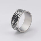 Viking Giant Wolf Knot Ring — Stainless Steel
