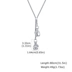 Men's Stainless Steel Boxing Glove Pendant Necklace, Adjustable Drawstring Long Chain Necklace, Creative Fashion Jewelry for Men