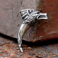 NEW Men's 316L stainless steel Viking Wolf Head Tooth Teeth Necklace Pendant For Men Women Animal Jewelry Dropshipping