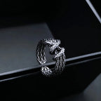 Steel Ring Japanese Korean Versatile Trend Weaving