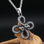 Gothic Snake Stainless Steel Pendant Necklace
