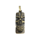Military Tag Skull Pendant Necklace