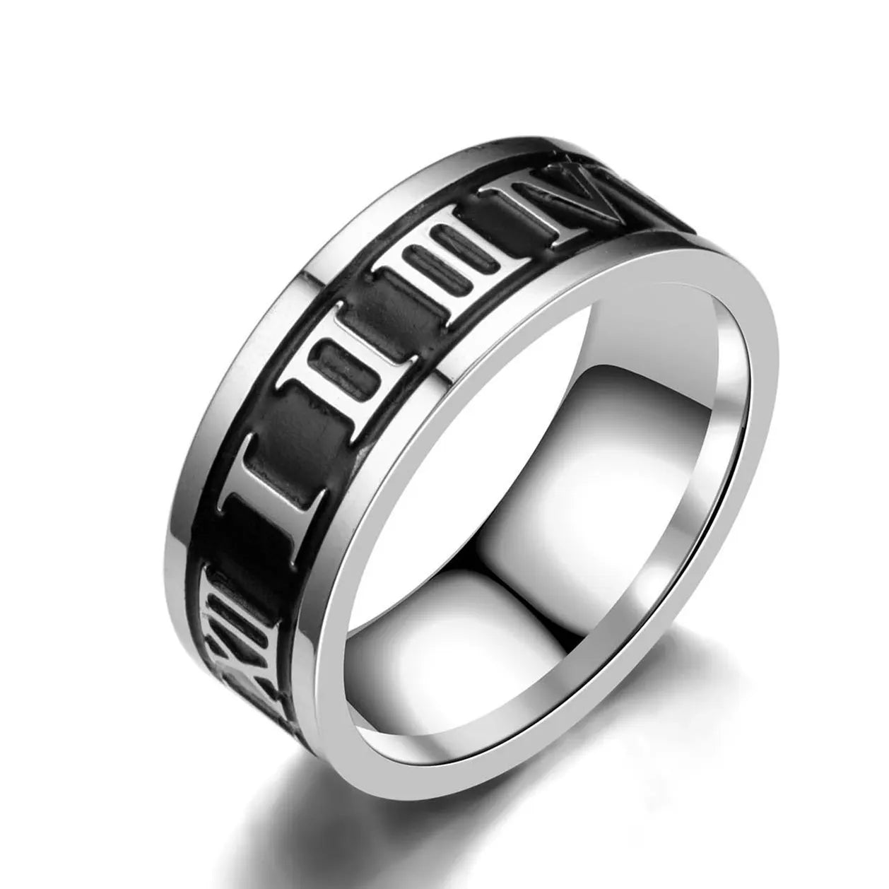 Vintage 316L Stainless Steel Ring for Men And Women Never Fade Power Lucky Mantra Ring