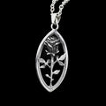 Rose Stainless Steel Pendant Necklace