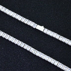 NUOYA Hip Hop Tennis Bracelet Iced Out AAAAA CZ Diamond Star Chain Bling White Gold Plated Jewelry luxury Gift Women Men