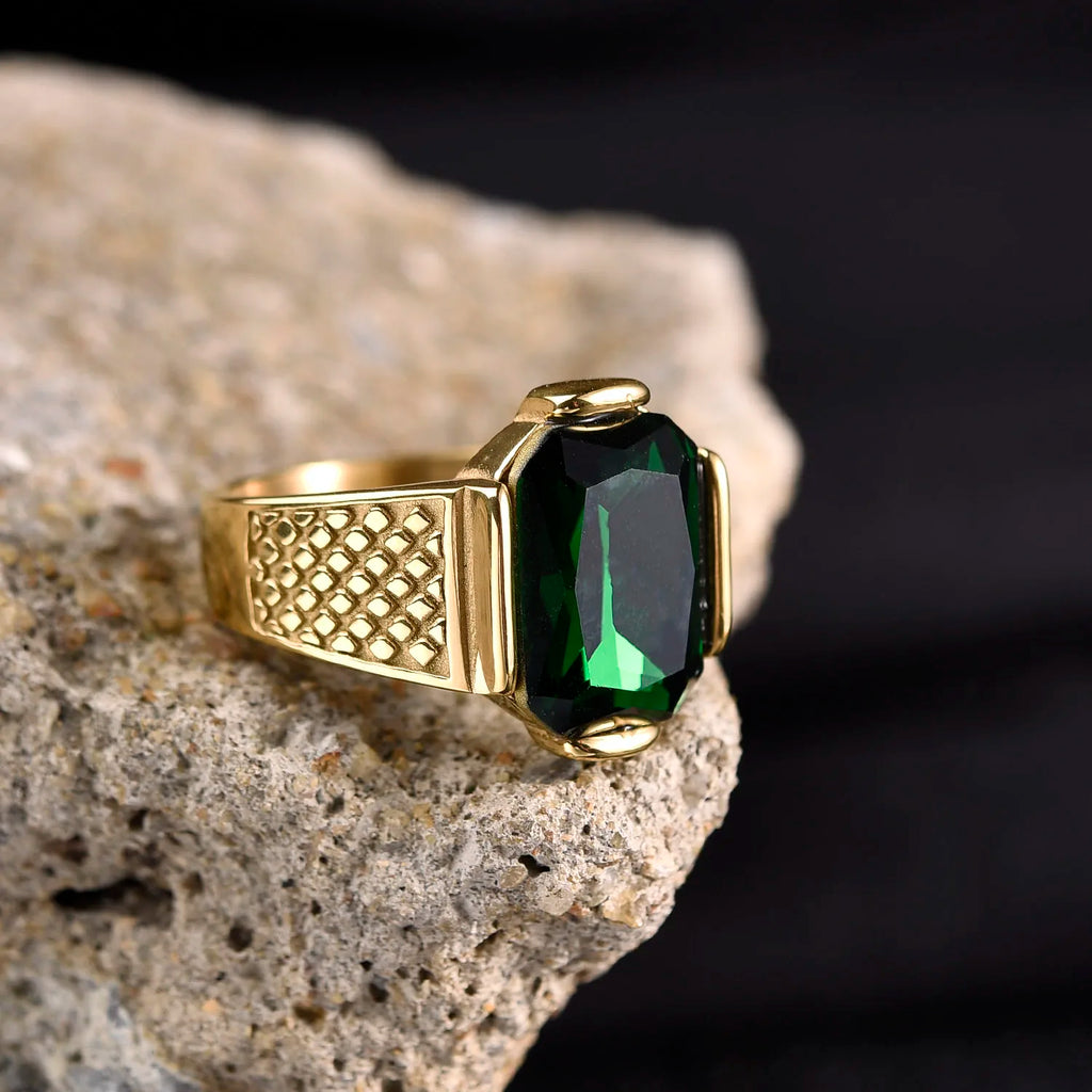 R3351g Men's High Quality Vintage Stainless Steel Styles Ring Jewelry