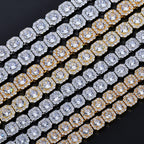 Tennis Chain Necklace Stainless Steel 10/12MM