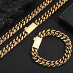 Stainless Steel Cuban Bracelet Miami Statement