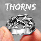 Crown of Thorns Ring — Stainless Steel