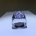 Shocking Giant Diamond Luxury Oversized Ring For Men 10ct Moissanite PT950 Platinum | 10ct Luxury Diamond, Highly