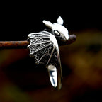 Flying Dragon Open Ring — Stainless Steel
