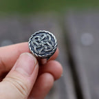 2023 NEW Men's 316L stainless steel rings Viking Celtic Knot Ring Amulet Vintage Scandinavn Jewelry Gifts free shipping