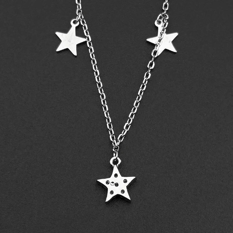 Star Silver Bracelet Sterling Zircon Vintage Mystical