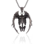 Skull Cross Pendant Necklace