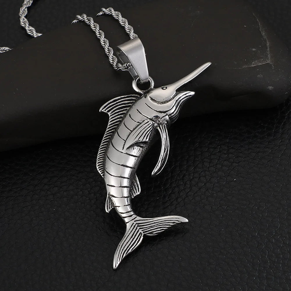 Animal Pendant Necklace — 316L Stainless Steel