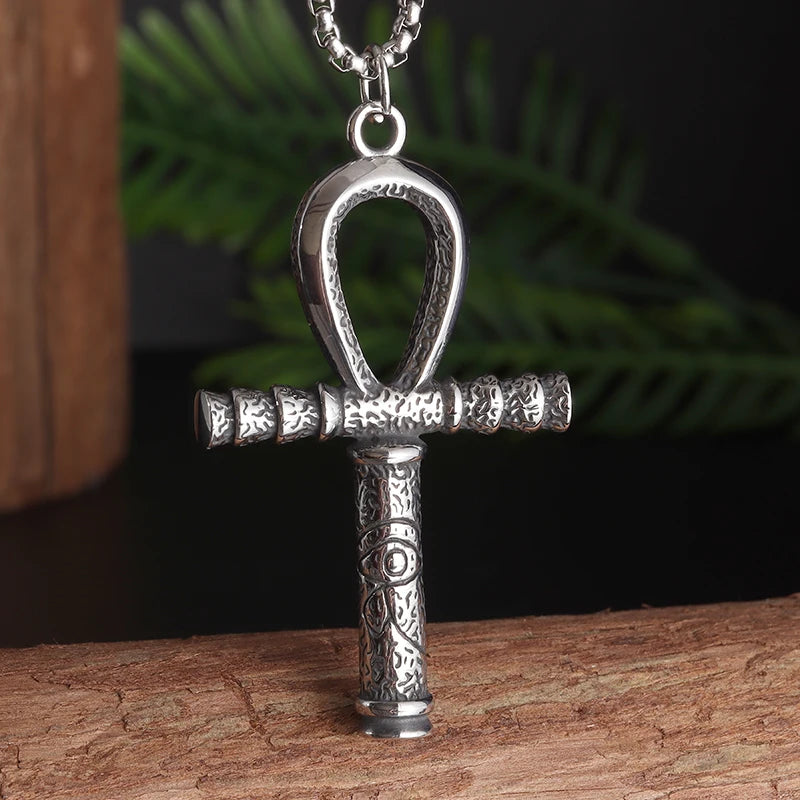 Vintage Catholic Cross Pendant Necklace — Amulet