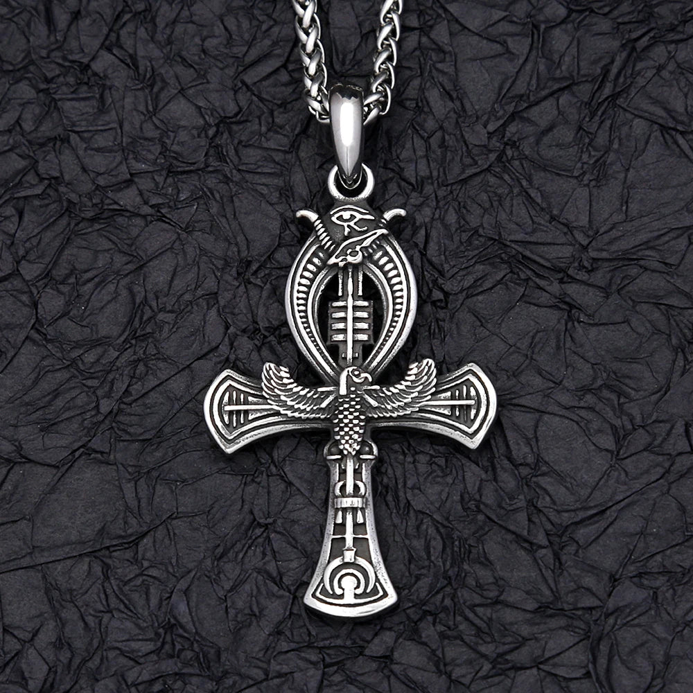 Eye of Horus Stainless Steel Pendant Necklace