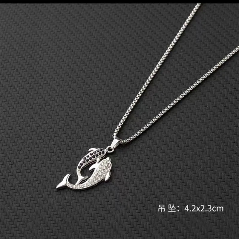 Dolphin Steel Pendant Love Korean Edition Sen
