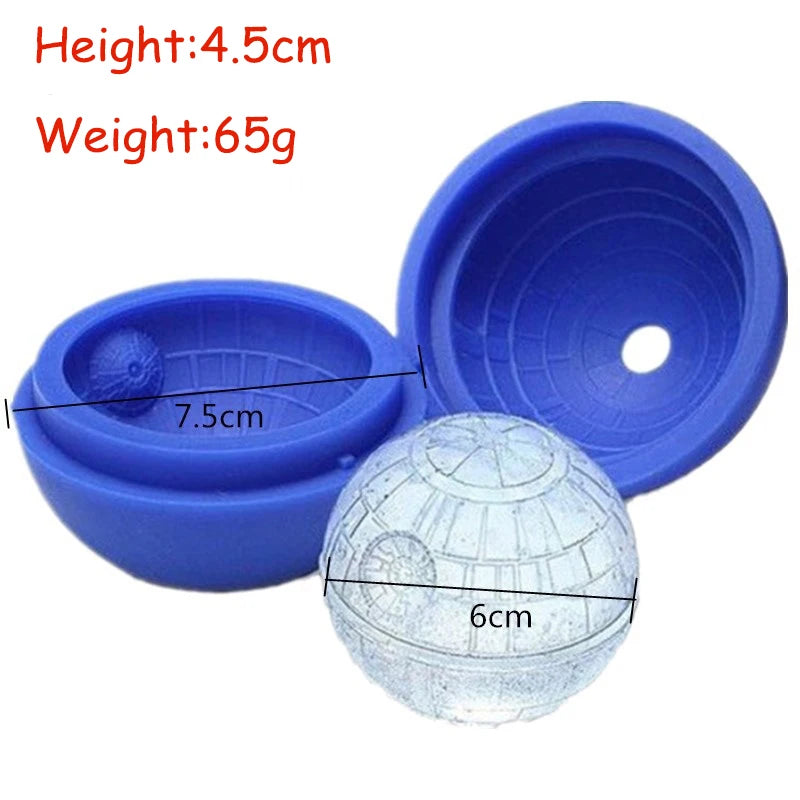 Whiskey Round Ice Cube Maker Silicone Spherical Ice Mould Ice Maker Machine Quick Freezer Ice Mold Tray Ice Cream mold