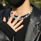UWIN Iced Out Cuban Link Chain Necklaces for Men Women Pave Setting Cubic Zircon Chains Fashion Jewelry for Gift