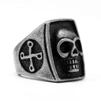 Phantom Skull Ring Black — Stainless Steel