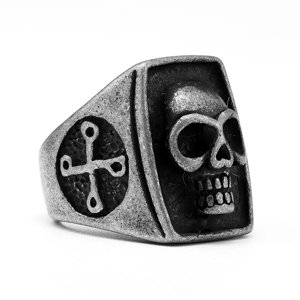 Phantom Skull Ring Black — Stainless Steel