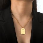 LIKGREAT Ancient Egyptian Mythology Goddess Necklace for Men Eye of Horus Egypt Death Protection Amulets Stainless