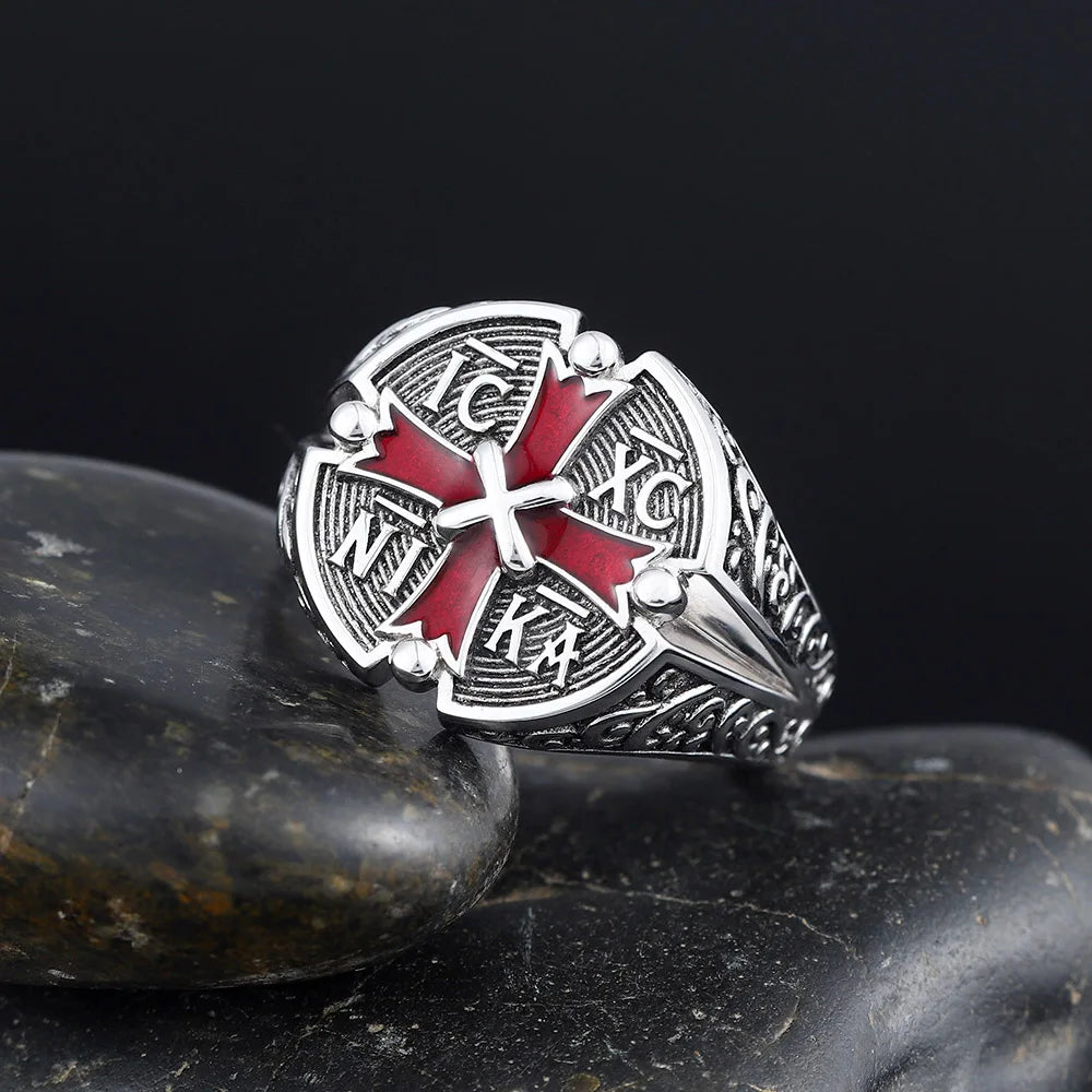 Jesus Christ Cross Ring — 925 Silver