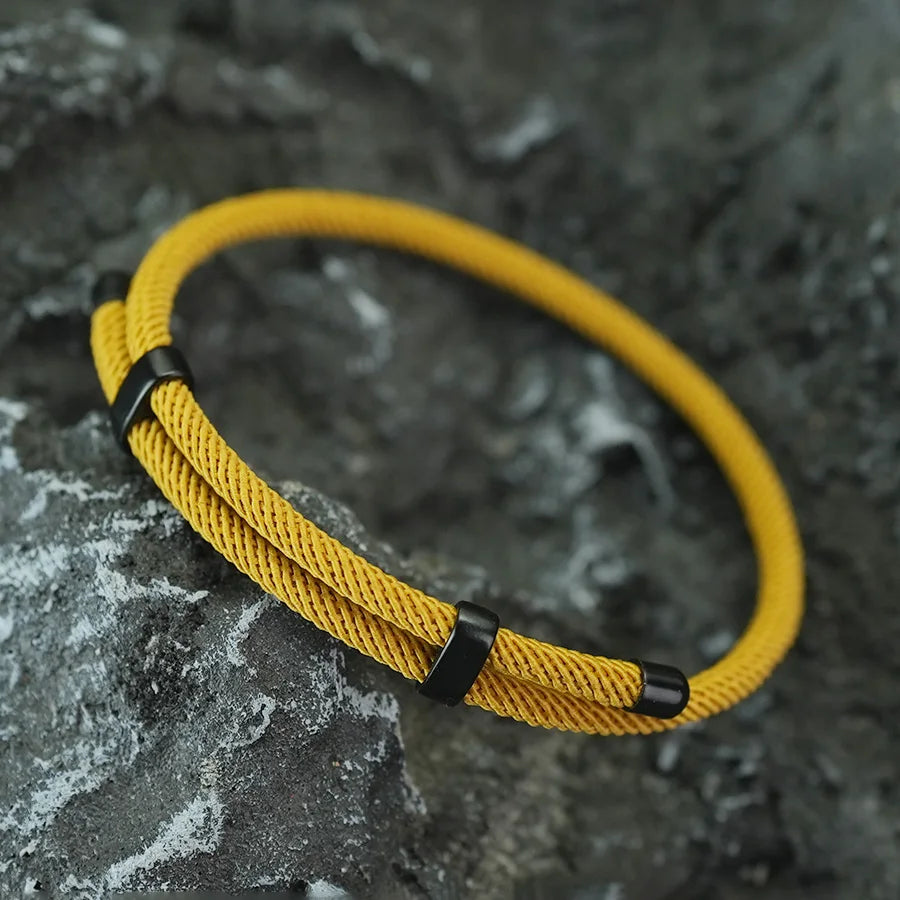 Sliding Rope Cord Bracelet — Minimalist Adjustable