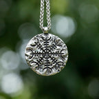 Viking Aegishjalmur Stainless Steel Pendant Necklace
