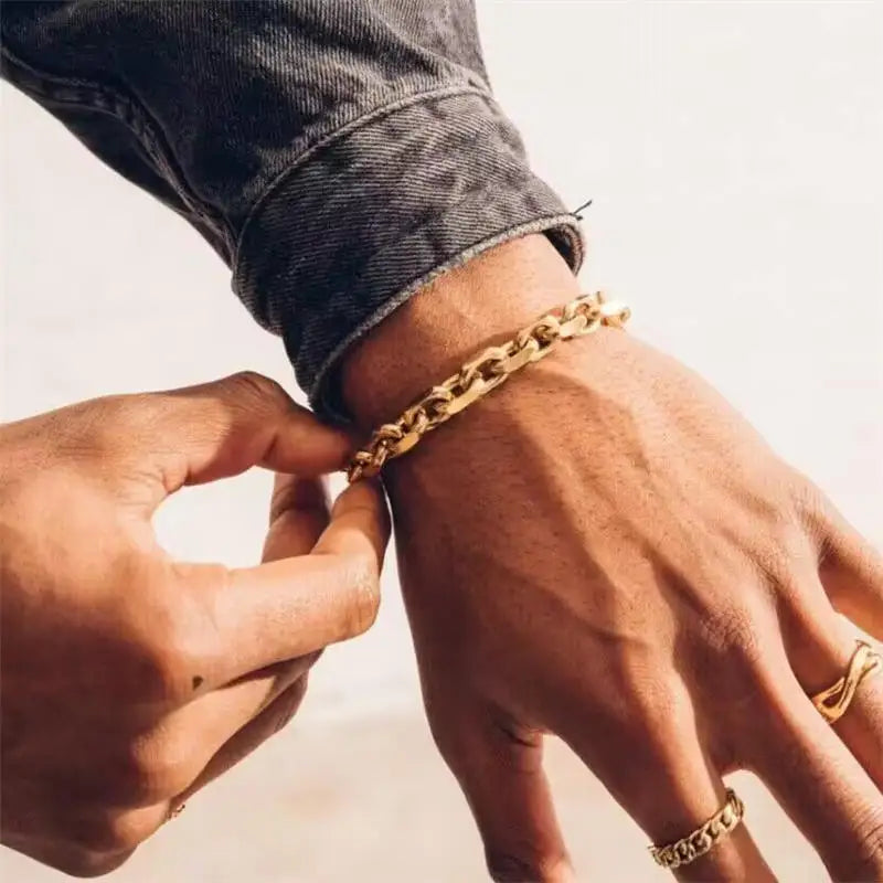 8mm O-Chain Bracelet — Stainless Steel