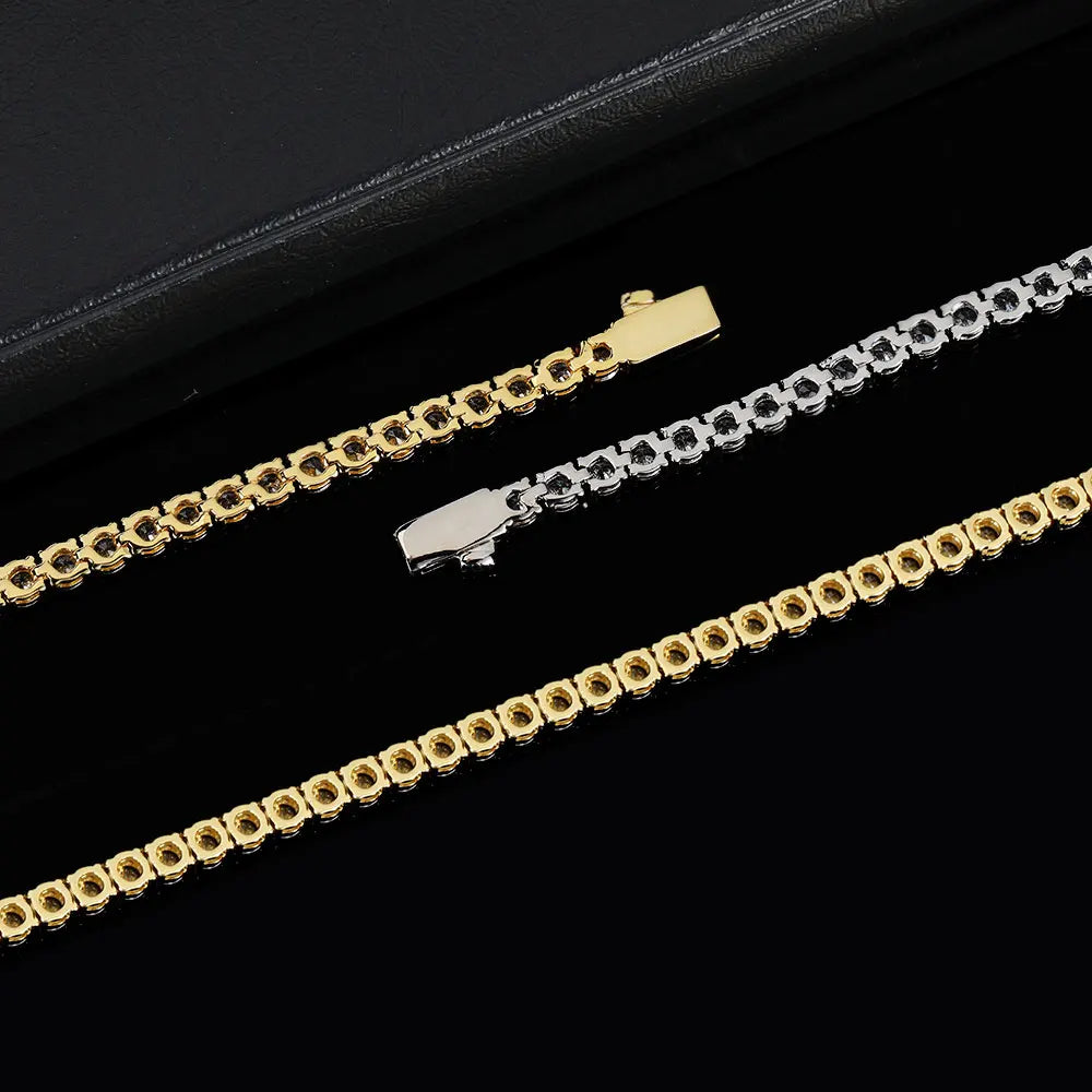 Tennis Chain Necklace Stainless Steel 3/4/5MM