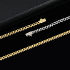 Tennis Chain Necklace Stainless Steel 3/4/5MM