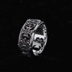 Unisex Adjustable Cross Ring Punk Dark Style Stainless Steel Comfort Fit Jewelry for Daily Wear Gift Idea