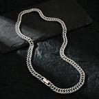 Cuban Link Chain Necklace 7mm — Stainless Steel