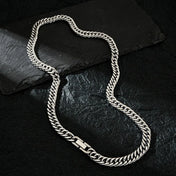 Cuban Link Chain Necklace 7mm — Stainless Steel