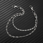 Harajuku Double-Layer Waist Jeans Chain — Mixed Metal
