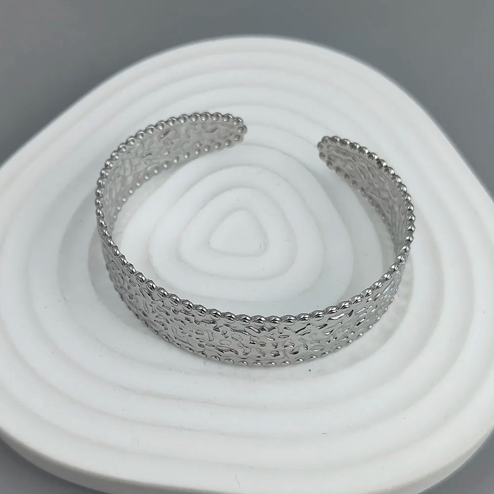 Concave & Convex Bracelet — Stainless Steel, Gold or Silver