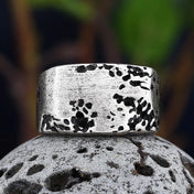 Vintage Gothic Rectangle Engravable Ring — 316L Stainless Steel