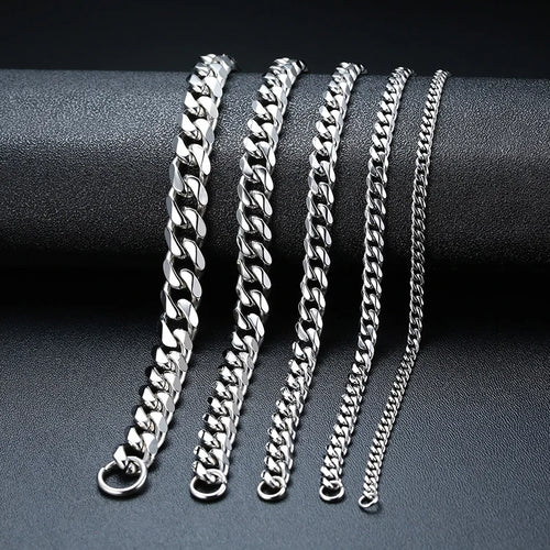Chunky Curb Chain Bracelet 11mm — Stainless Steel