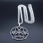 Sigil of Lucifer Pentagram Necklace — SS
